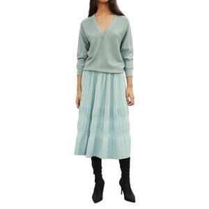 NEW MOLLI ondee v-neck sweater in north blue